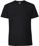 Fruit of the Loom Rundhalsshirt Iconic 195 Ringspun Premium T Schwarz/Dunkelgrau
