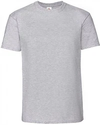 Fruit of the Loom Rundhalsshirt Iconic 195 Ringspun Premium T Grau/Hellgrau