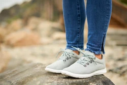 merinos Herren Lace-Up Sportschuhe Sneaker Grau/Hellgrau