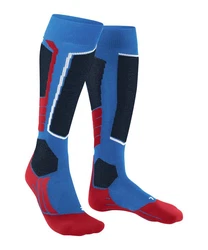FALKE Skisocken SK2 Intermediate Vegan Blau/Rot/Hellblau