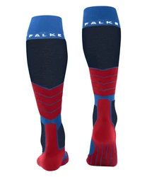 FALKE Skisocken SK2 Intermediate Vegan Blau/Rot/Hellblau