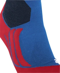 FALKE Skisocken SK2 Intermediate Vegan Blau/Rot/Hellblau