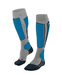 FALKE Skisocken SK2 Intermediate Vegan Grau/Dunkelblau