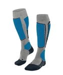 FALKE Skisocken SK2 Intermediate Vegan Grau/Dunkelblau