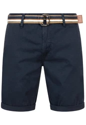 Indicode Chinoshorts Style INCunning Dunkelblau/Blau