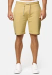 Indicode Herren Sweatshorts Aldrich Khaki/Beige/Braun