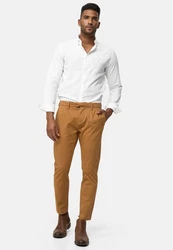 Indicode Chinohose Ignazo Beige/Braun/Khaki
