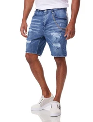 Denim House Jeansbermudas Herren Jeansshorts im Destroyed Look (1005, 1011) Blau (1005)
