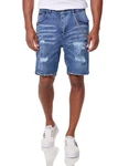 Denim House Jeansbermudas Herren Jeansshorts im Destroyed Look (1005, 1011) Blau (1005)