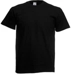 Fruit of the Loom Rundhalsshirt Original Herren T-Shirt Schwarz