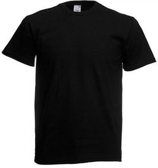 Fruit of the Loom Rundhalsshirt Original Herren T-Shirt Schwarz