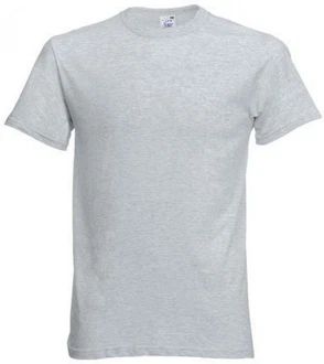 Fruit of the Loom Rundhalsshirt Original Herren T-Shirt Grau/Hellgrau