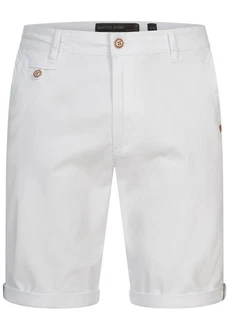 Indicode Herren Cuba Chino Shorts Weiß/Creme