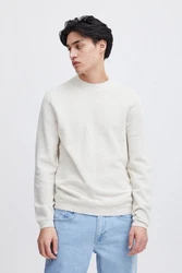 Casual Friday Strickpullover CFKarl Waffle Crew Neck Knit Basic 