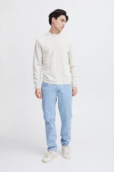 Casual Friday Strickpullover CFKarl Waffle Crew Neck Knit Basic 