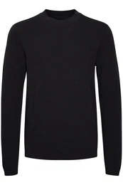 Strickpullover CFKarl waffle crew neck knit basic Strickpullover mit Struktur