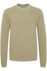 Casual Friday Strickpullover CFKarl Waffle Crew Neck Knit Basic 