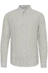 Casual Friday Langarmhemd CFAnton LS BD Shirt Khaki/Grau/Hellgrau/Hellgrün/Grün/Dunkelgrün