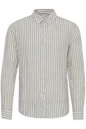 Langarmhemd CFAnton LS BD striped linen mix shirt Shirt aus Leinenmix