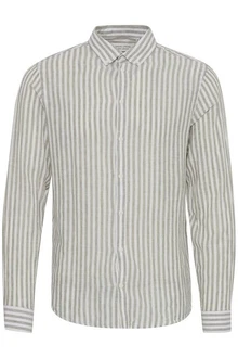 Casual Friday Langarmhemd CFAnton LS BD Shirt Khaki/Grau/Hellgrau/Hellgrün/Grün/Dunkelgrün