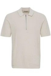 Casual Friday Poloshirt CFKarl SS structured polo knit Khaki/Braun/Weiß/Beige/Grau