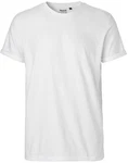 Neutral Rundhalsshirt Roll Up Sleeve T-Shirt Weiß/Grau/Creme