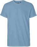 Neutral Rundhalsshirt Roll Up Sleeve T-Shirt Blau/Hellblau Neutral Rundhalsshirt Roll Up Sleeve T-Shirt Blau/Hellblau
