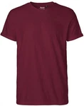 Neutral Rundhalsshirt Roll Up Sleeve T-Shirt Dunkelrot/Bordeaux/Lila Neutral Rundhalsshirt Roll Up Sleeve T-Shirt Dunkelrot/Bordeaux/Lila