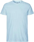 Neutral Rundhalsshirt Mens Fitted T-Shirt Hellblau/Blau