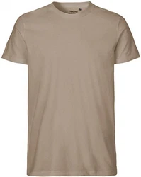 Neutral Rundhalsshirt Mens Fitted T-Shirt Khaki/Grau/Braun/Beige