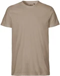 Neutral Rundhalsshirt Mens Fitted T-Shirt Khaki/Grau/Braun/Beige