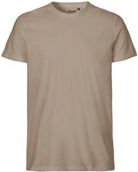 Neutral Rundhalsshirt Mens Fitted T-Shirt Khaki/Grau/Braun/Beige
