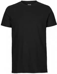 Neutral Rundhalsshirt Mens Fitted T-Shirt Schwarz