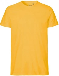 Neutral Rundhalsshirt Mens Fitted T-Shirt Gelb