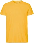 Neutral Rundhalsshirt Mens Fitted T-Shirt Gelb