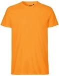 Neutral Rundhalsshirt Mens Fitted T-Shirt Orange/Gelb