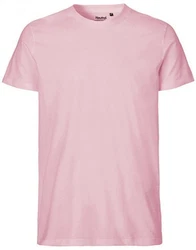 Neutral Rundhalsshirt Mens Fitted T-Shirt Rosa