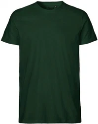 Neutral Rundhalsshirt Mens Fitted T-Shirt Dunkelgrün/Grün