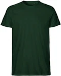 Neutral Rundhalsshirt Mens Fitted T-Shirt Dunkelgrün/Grün