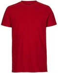 Neutral Rundhalsshirt Mens Fitted T-Shirt Rot/Dunkelrot Neutral Rundhalsshirt Mens Fitted T-Shirt Rot/Dunkelrot