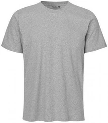 Neutral Rundhalsshirt Regular T-Shirt Grau/Hellgrau
