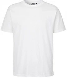 Neutral Rundhalsshirt Regular T-Shirt Weiß/Creme/Grau