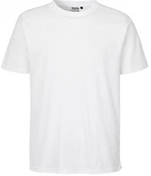 Neutral Rundhalsshirt Regular T-Shirt Weiß/Creme/Grau