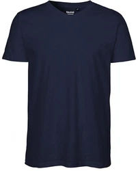 Neutral Rundhalsshirt V-neck T-Shirt Dunkelblau