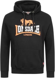 Lonsdale Kapuzenpullover Thurning Gelb/Braun/Orange/Grün/Schwarz