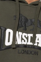 Lonsdale Kapuzenpullover Thurning Dunkelgrün/Khaki/Grün