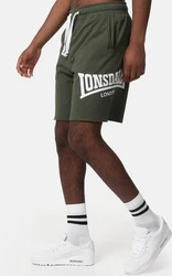 Lonsdale Sweatshorts Dunkelgrün/Grün