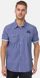 Lonsdale Kurzarmhemd Buttoned BERNY Hellblau/Blau