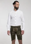 Spieth & Wensky Trachtenhemd Brambach Weiß/Creme/Dunkelblau/Bordeaux