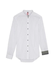 Spieth & Wensky Trachtenhemd Brambach Weiß/Creme/Bordeaux